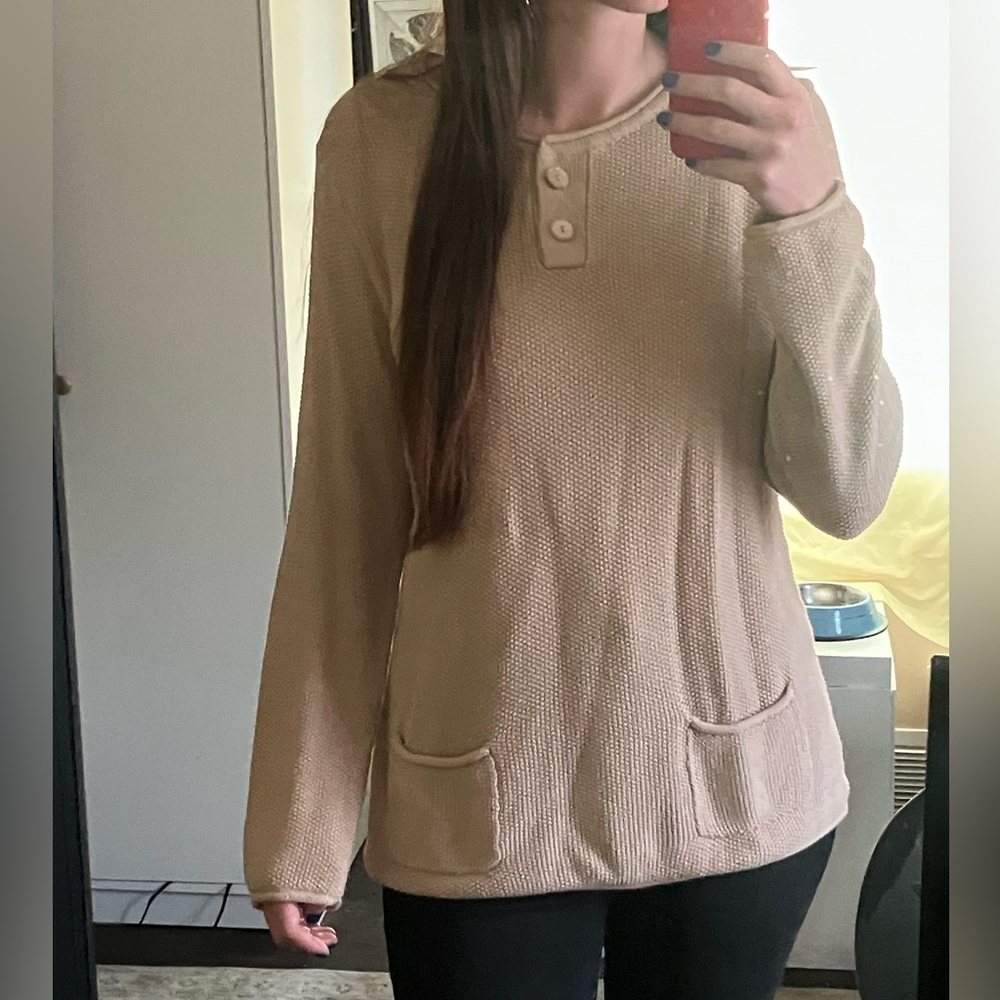 Knit Beige Sweater
